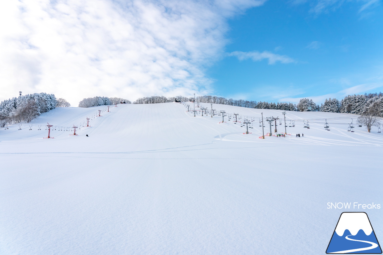 北長沼スキー場｜晴天＋粉雪＝最高！素晴らしいコンディションで、2月がスタート(^^)/